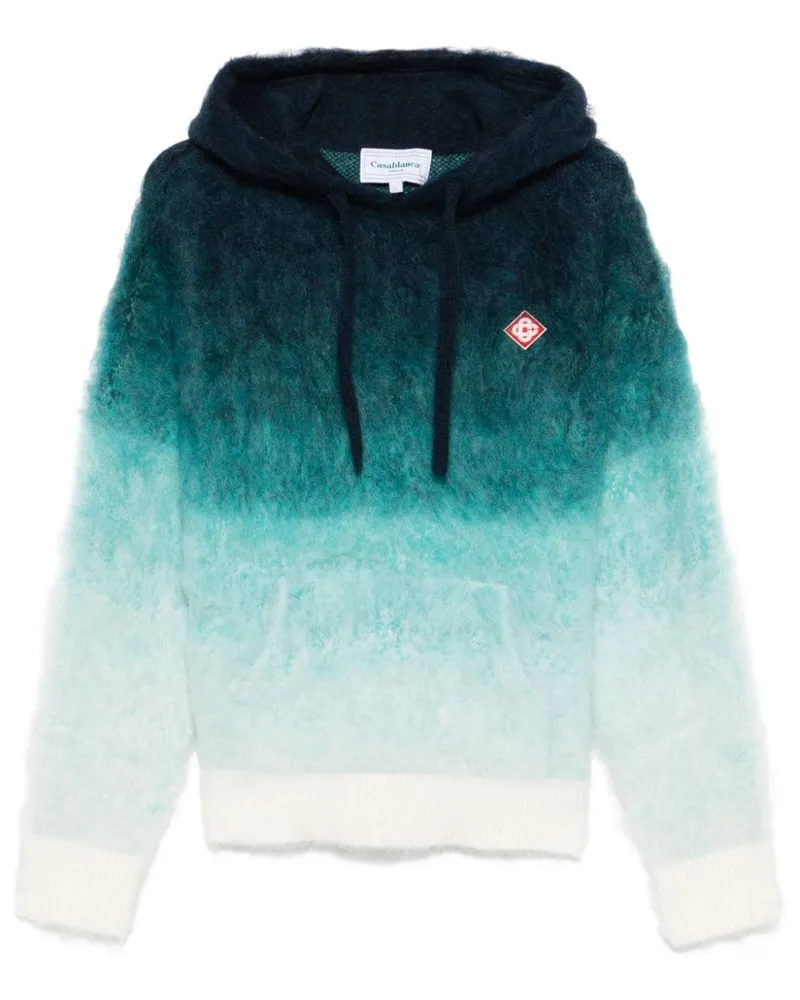 Casablanca Paris Hoodie mit Farbverlauf - Blau Blau