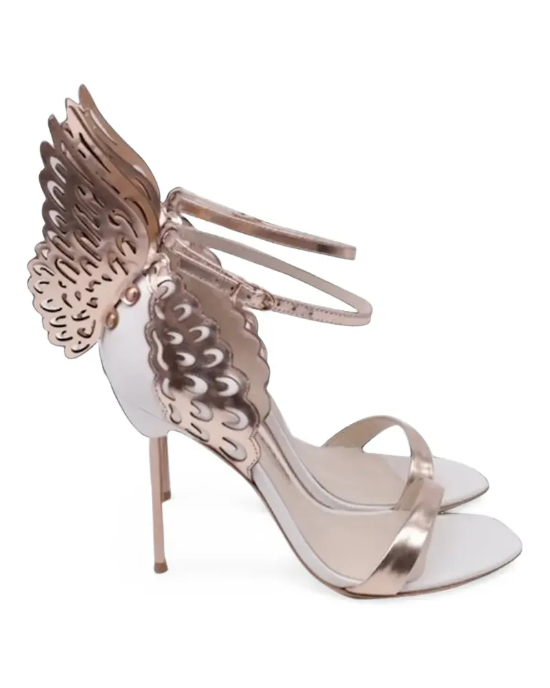 Sophia Webster Evangeline Sandalen mit Flügeldetail - Weiß Weiß