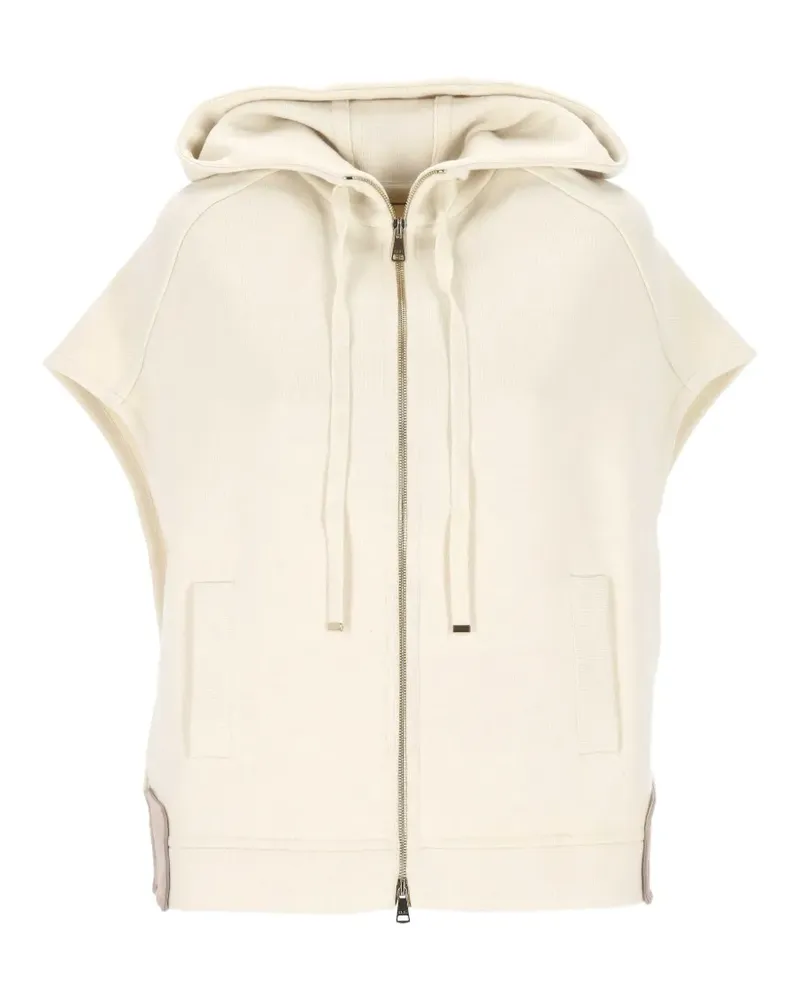 D.EXTERIOR Ärmellose Kapuzenjacke - Nude Nude