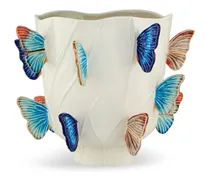 Cloudy Butterflies Vase - Nude