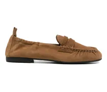 Mokassins aus Leder - Braun