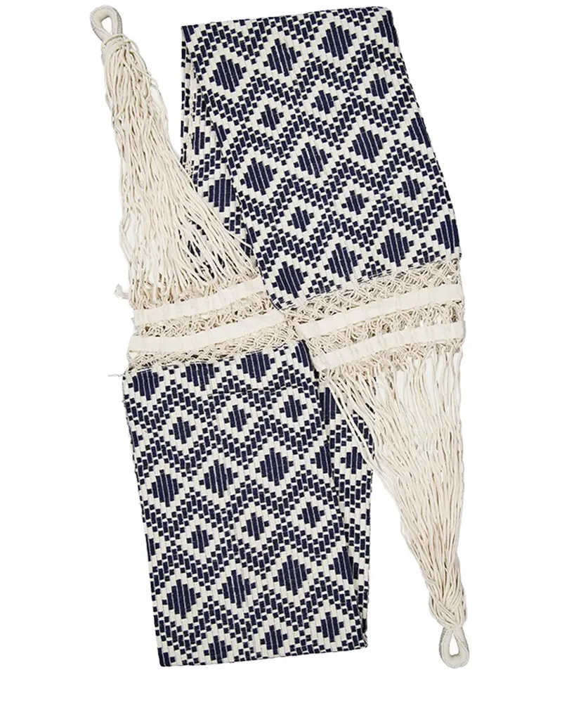Frescobol Carioca Simao Jacquard-Hängematte - Blau Blau