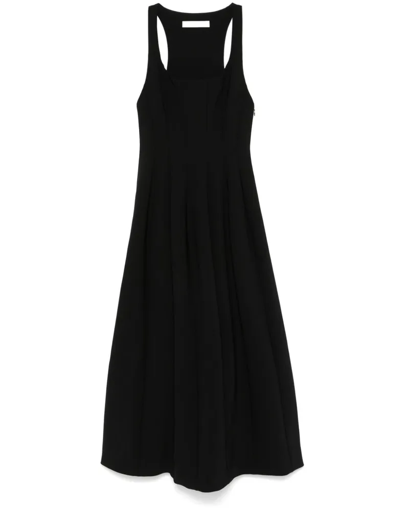 Philosophy Di Lorenzo Serafini Maxikleid mit Falten - Schwarz Schwarz
