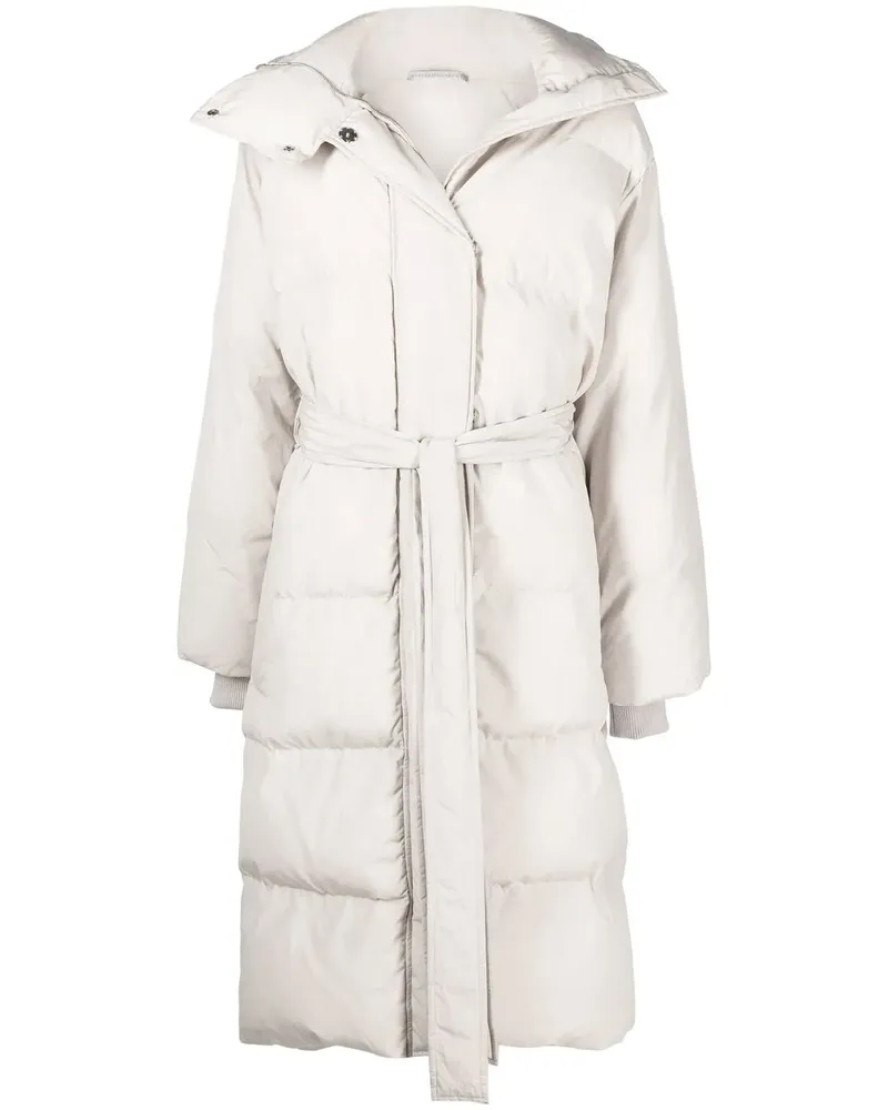 Stella McCartney Mantel mit Stehkragen - Nude Nude