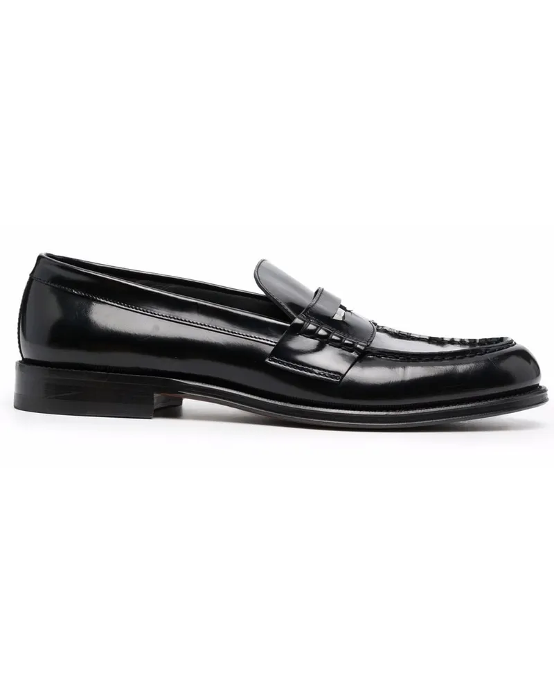 Dsquared2 Penny-Loafer mit Glanzoptik - Schwarz Schwarz