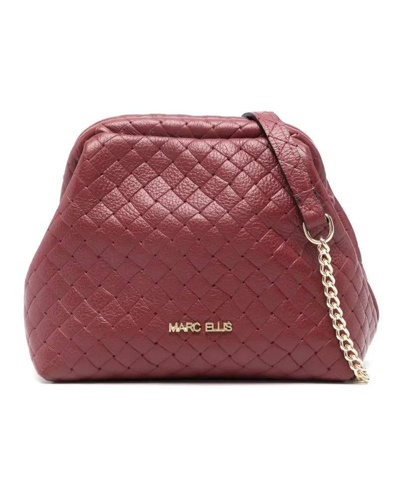 MARC ELLIS Arlena S Plot detachable-chain clutch bag - Rot Rot