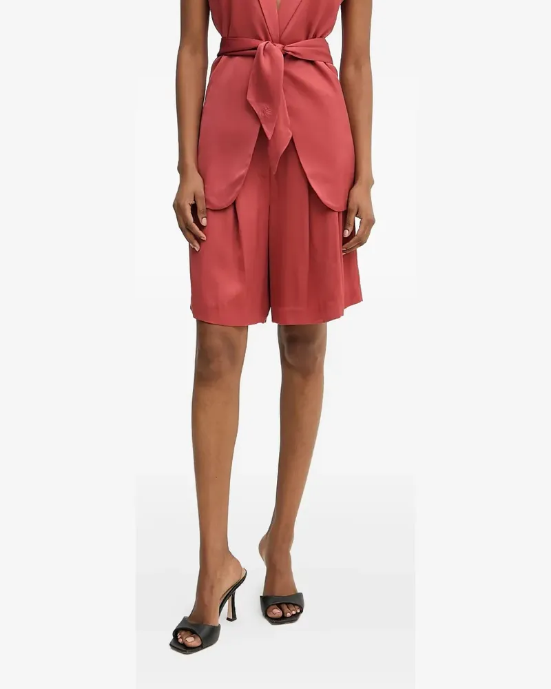 Karl Lagerfeld Shorts mit Falten - Orange Orange