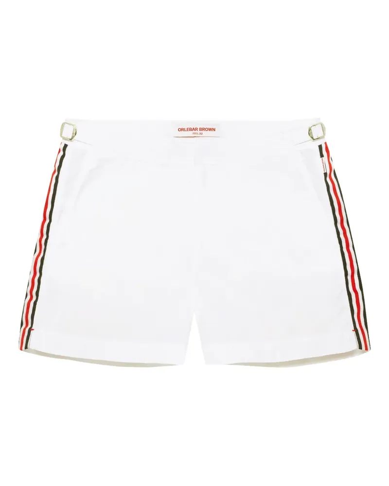 Orlebar Brown Badeshorts mit Riemen - Weiß Weiß