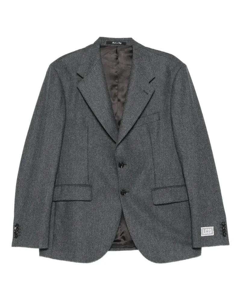 LC23 Einreihiges Sakko aus Wolle - Grau Grau