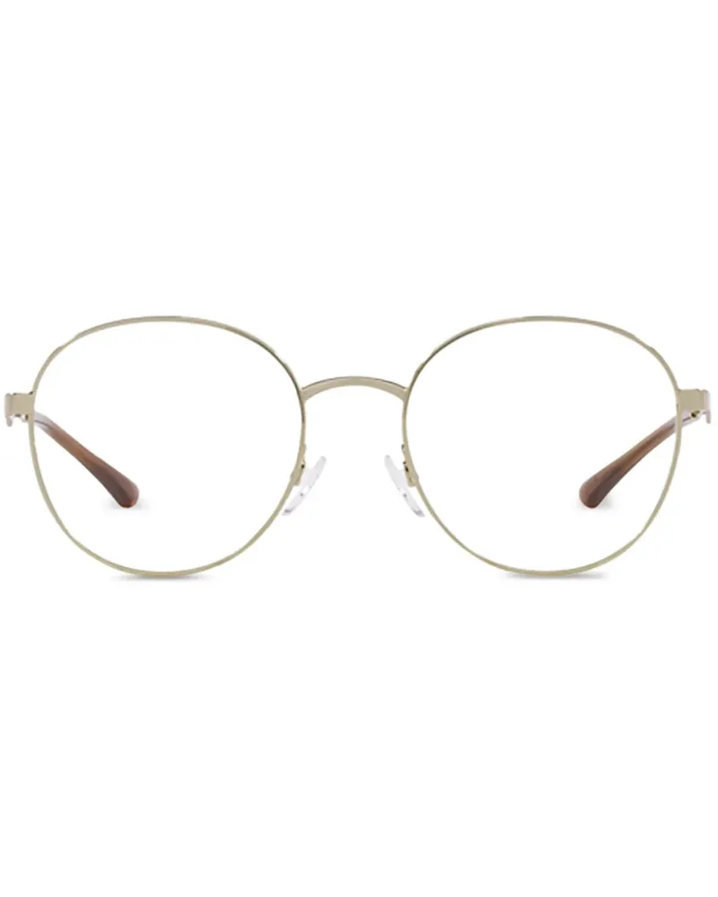 Emporio Armani Brille mit rundem Gestell - Gold Gold