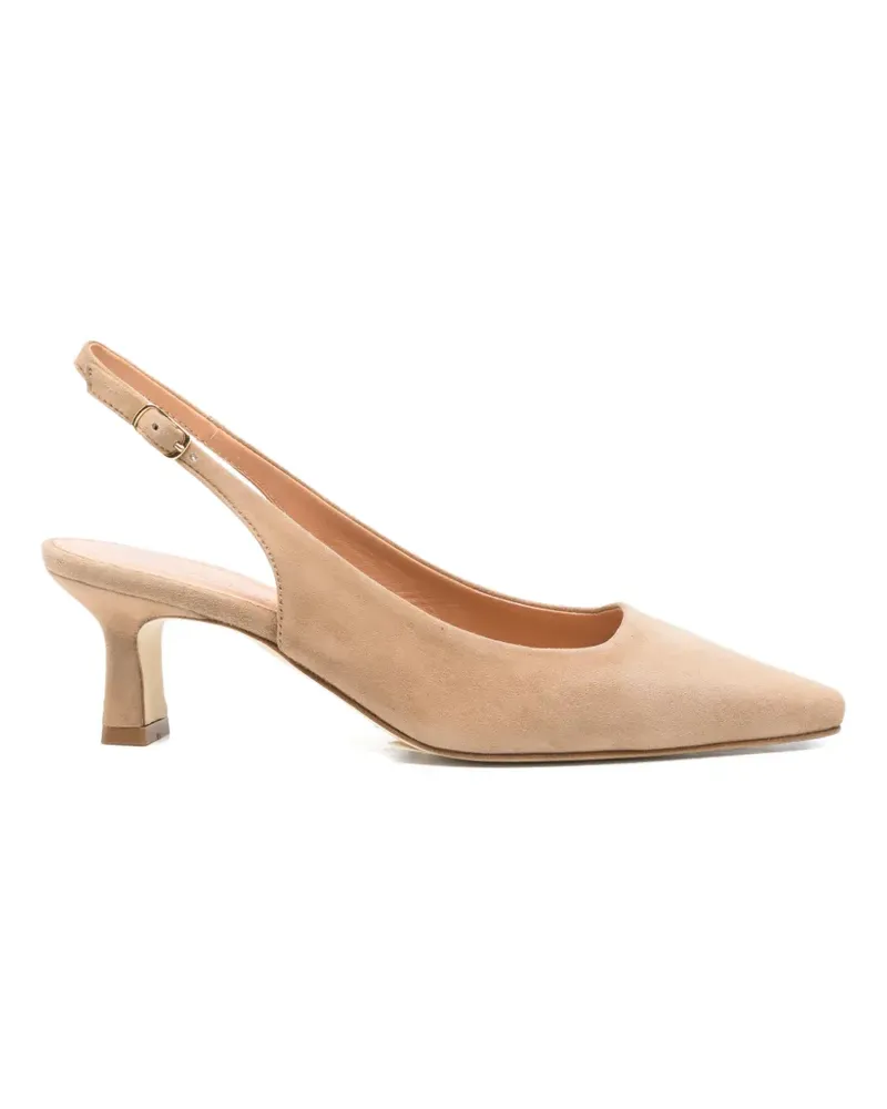 Julie Dee slingback heeled pumps - Nude Nude