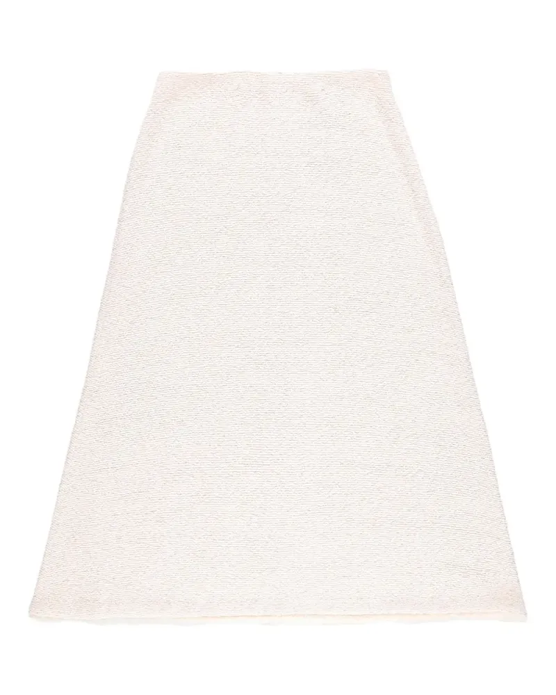 TWP fringed A-line skirt - Nude Nude