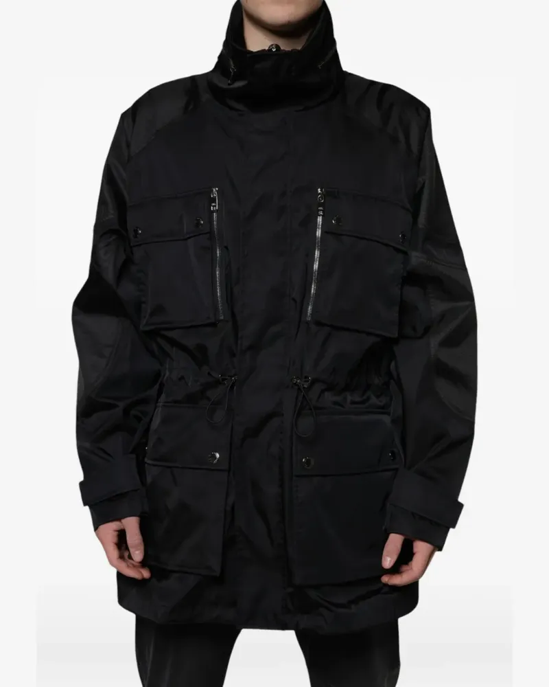 Dolce & Gabbana Parka mit Stehkragen - Schwarz Schwarz