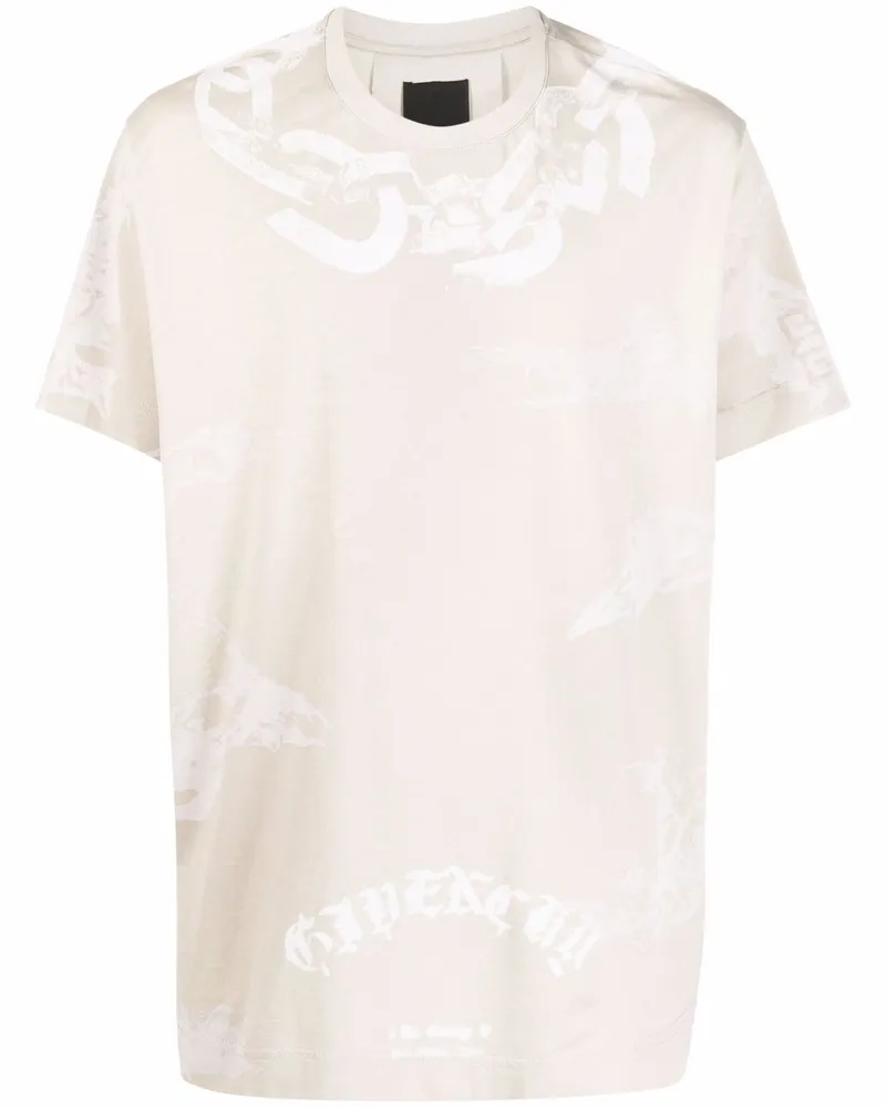 Givenchy T-Shirt mit Ketten-Print - Nude Nude