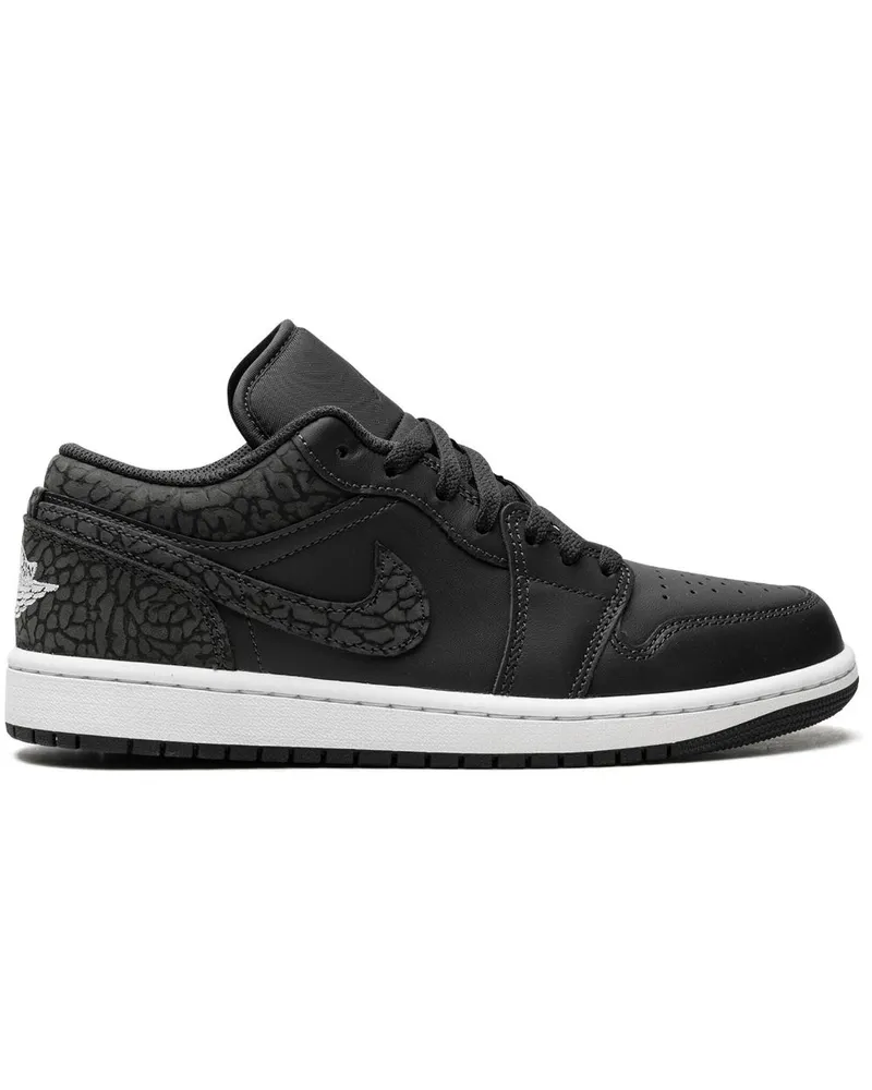 Jordan Air  1 Low Black Elephant Sneakers - Schwarz Schwarz
