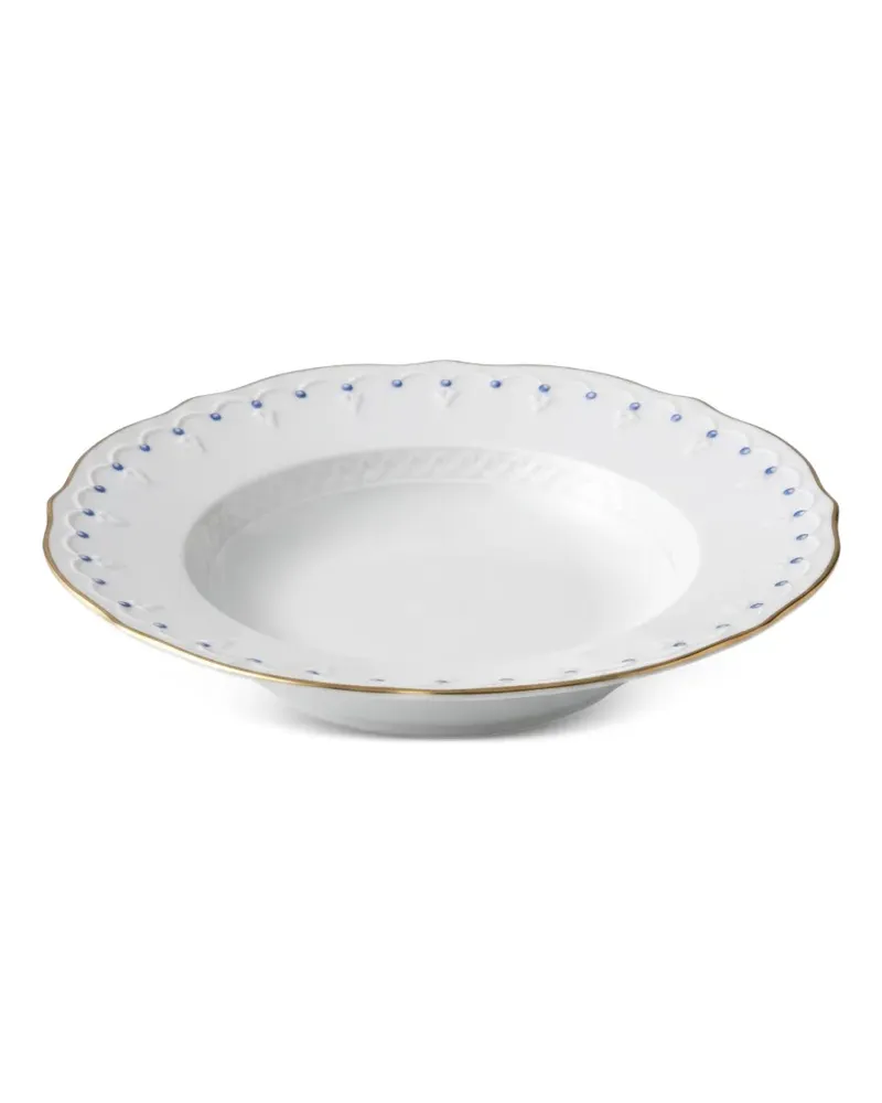 Ginori 1735 Museo Le Perle Suppenteller (6er-Set) - Weiß Weiß