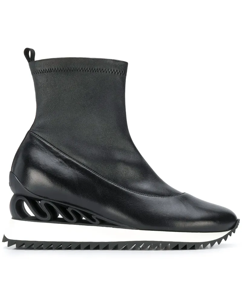 Le Silla Reiko Wave' Sneakers - Schwarz Schwarz