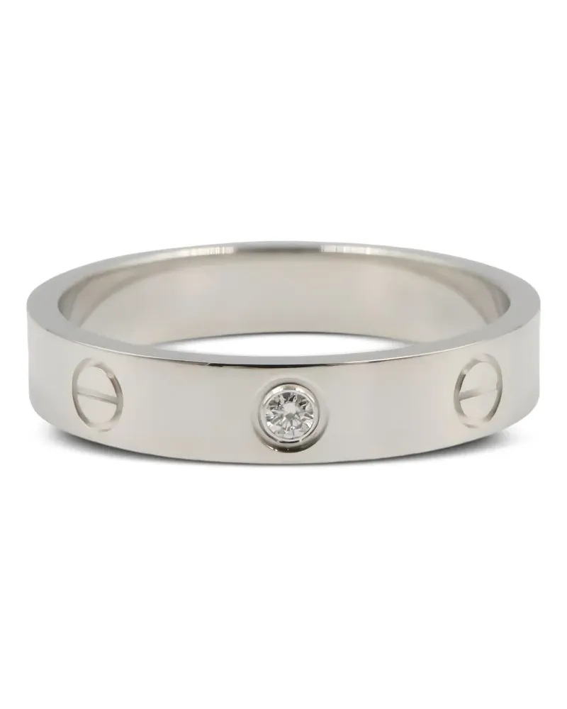 Cartier 14K white gold Love diamond ring - Silber Silber