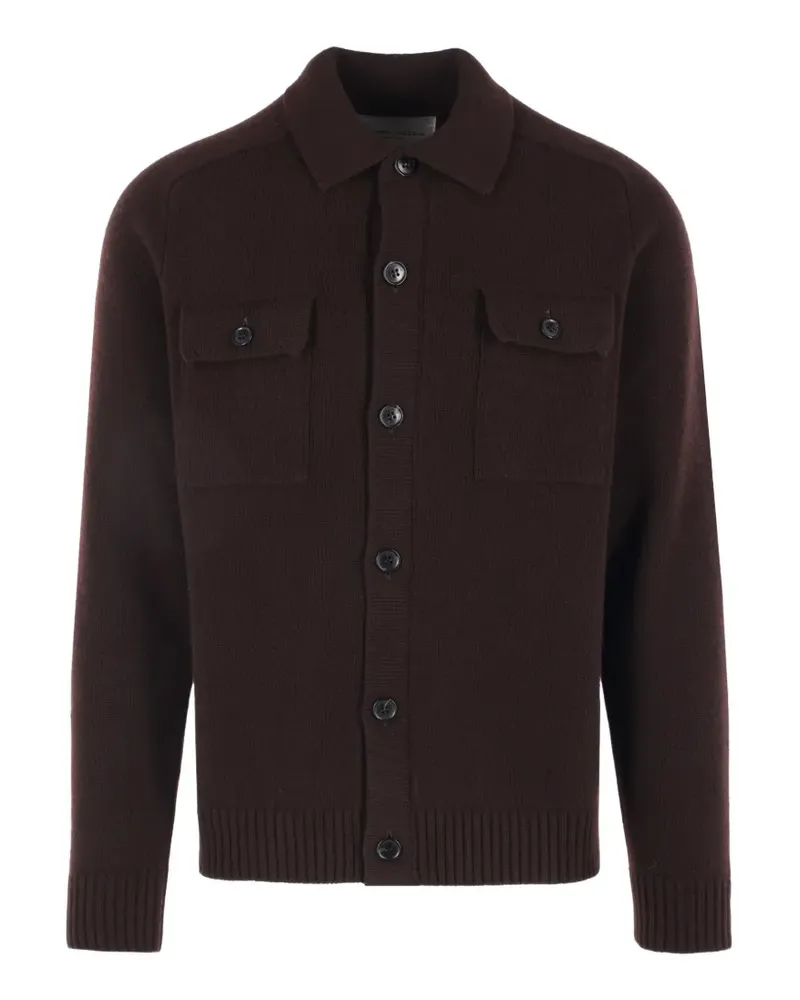 Roberto Collina Cardigan mit Knopfleiste - Braun Braun