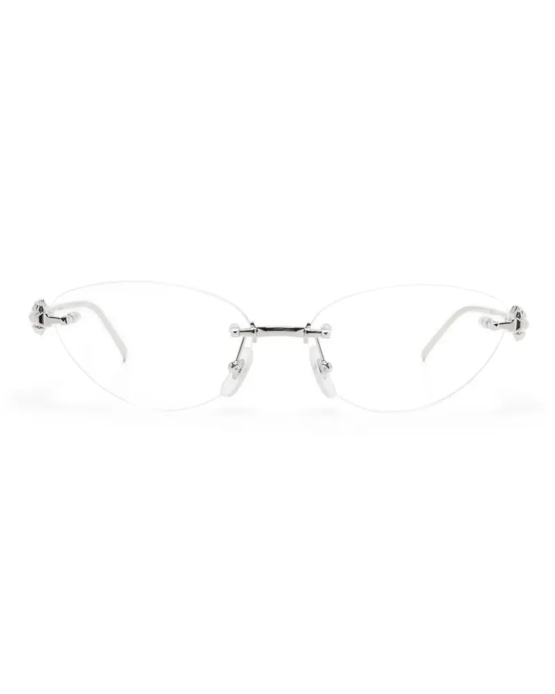 Cartier Clash de Cartier Brille - Silber Silber