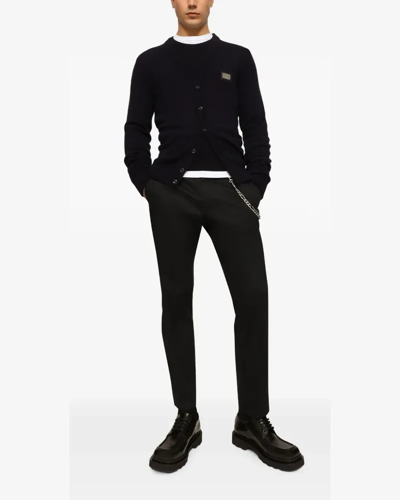 Dolce & Gabbana Chino aus Leinen - Blau Blau
