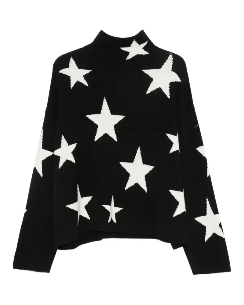GOLDBERGH Sera Pullover mit Stern-Intarsie - Schwarz Schwarz