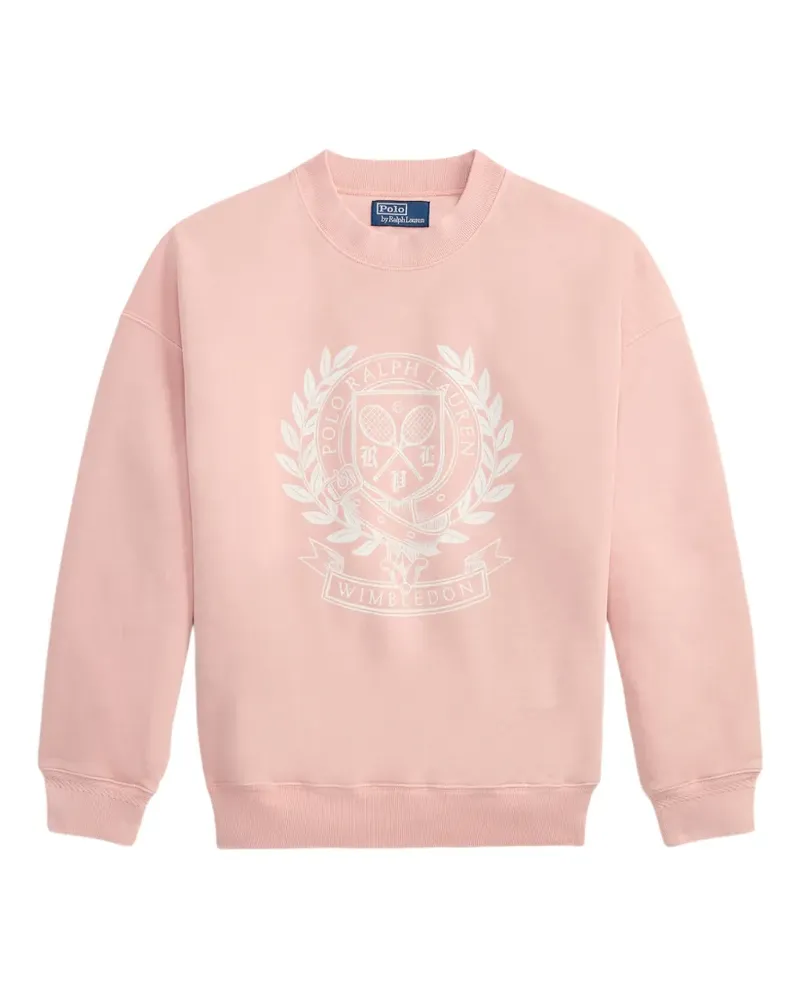 Ralph Lauren Wimbledon Sweatshirt mit Stickerei - Rosa Rosa