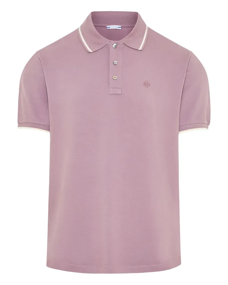 Jacob Cohën Poloshirt aus Jersey - Rosa Rosa