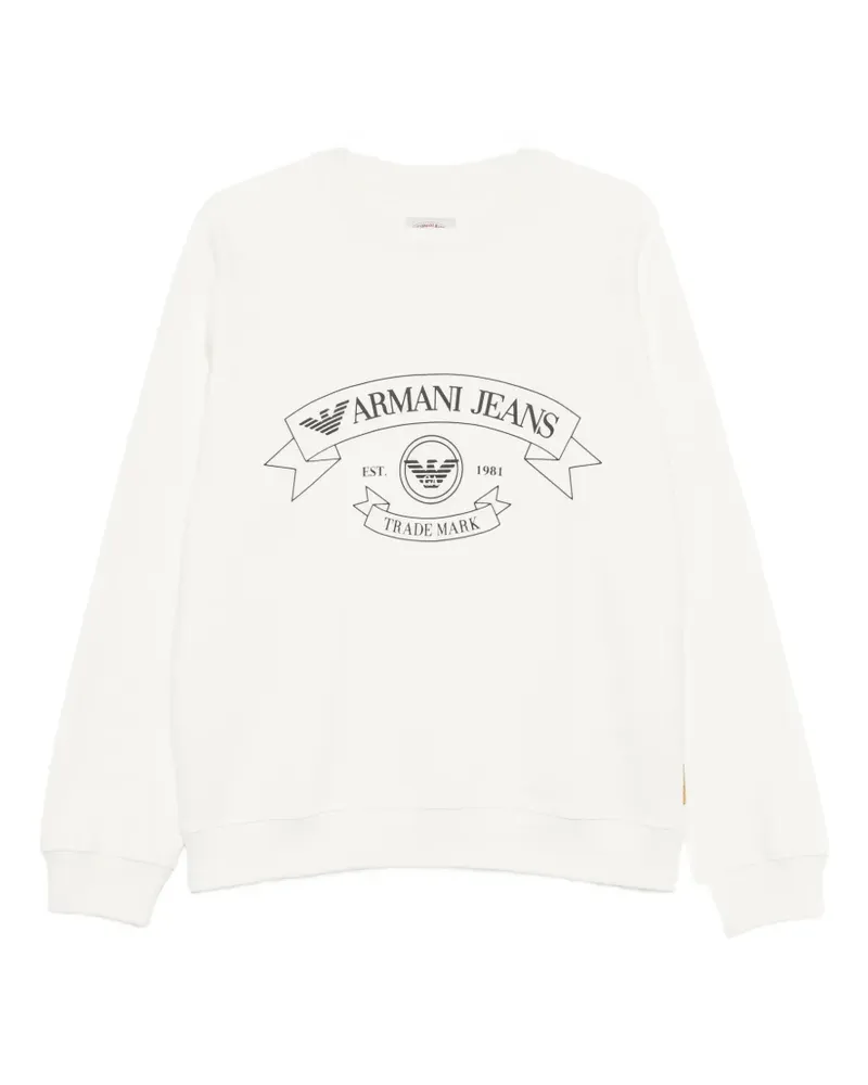 Emporio Armani Sweatshirt mit Raglanärmeln - Weiß Weiß