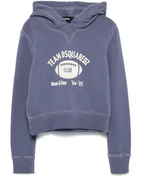 Dsquared2 Hoodie mit Logo-Print Blau