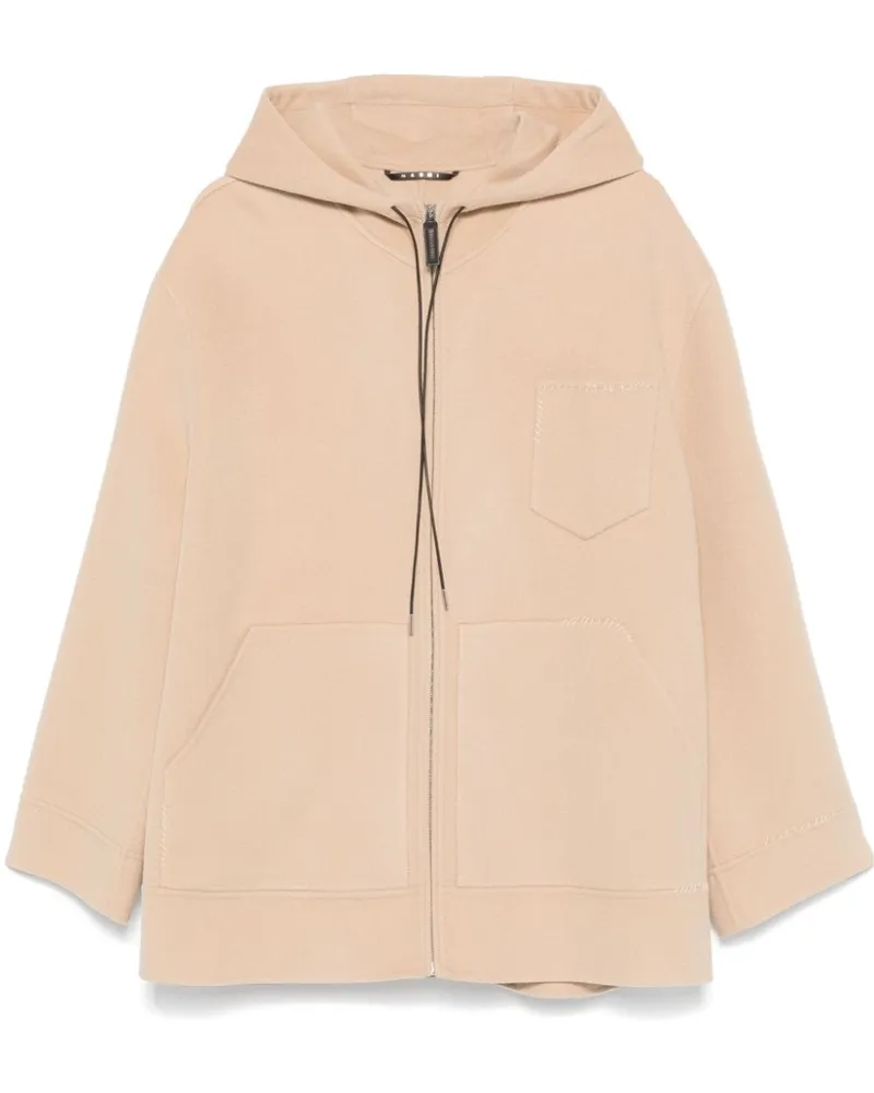 Marni Klassische Kapuzenjacke - Braun Braun