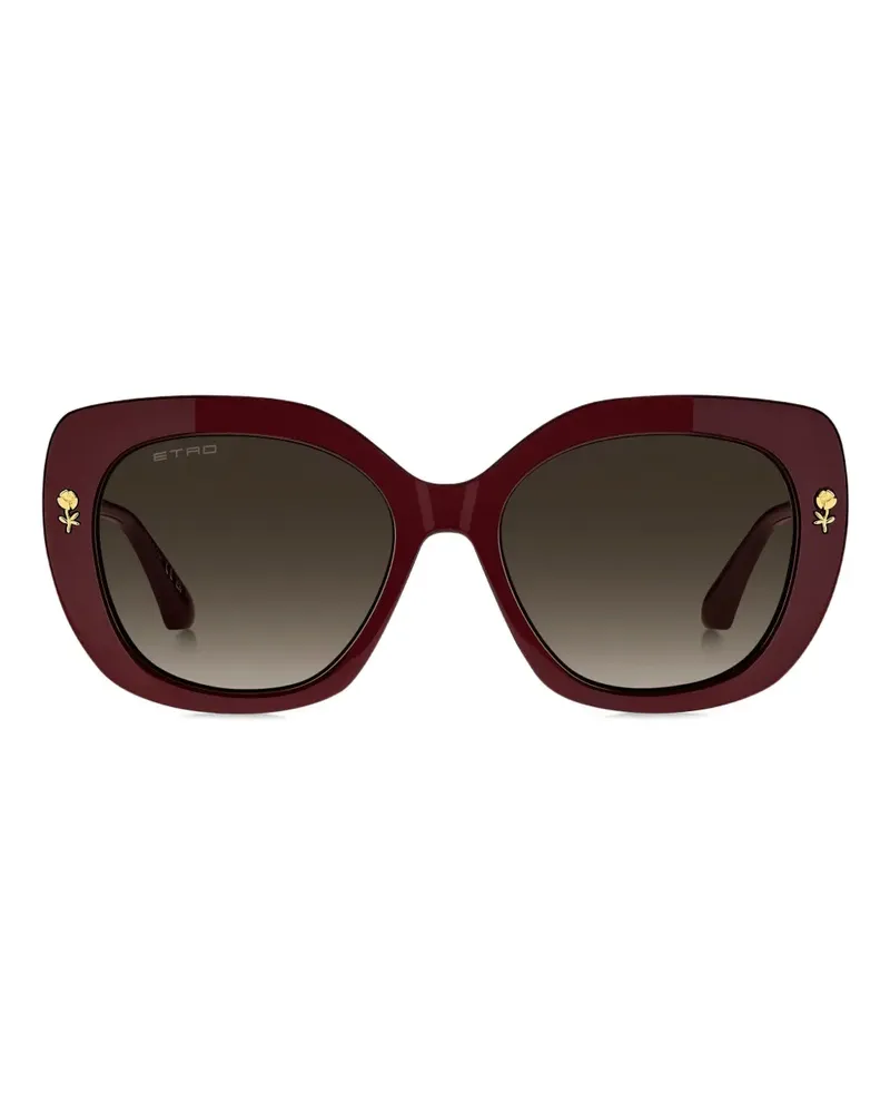Etro Colour Stripes Sonnenbrille - Rot Rot