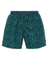 Hackett Badeshorts mit Blumen-Print Blau