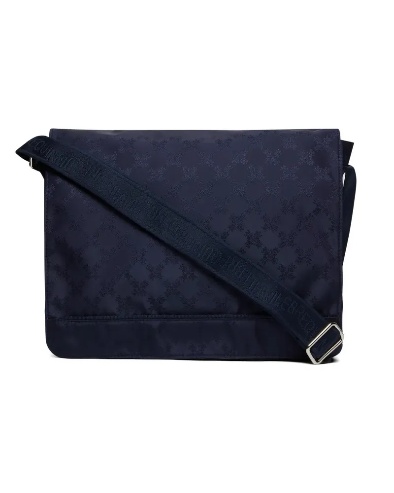 Vilebrequin turtle-monogram messenger bag - Blau Blau