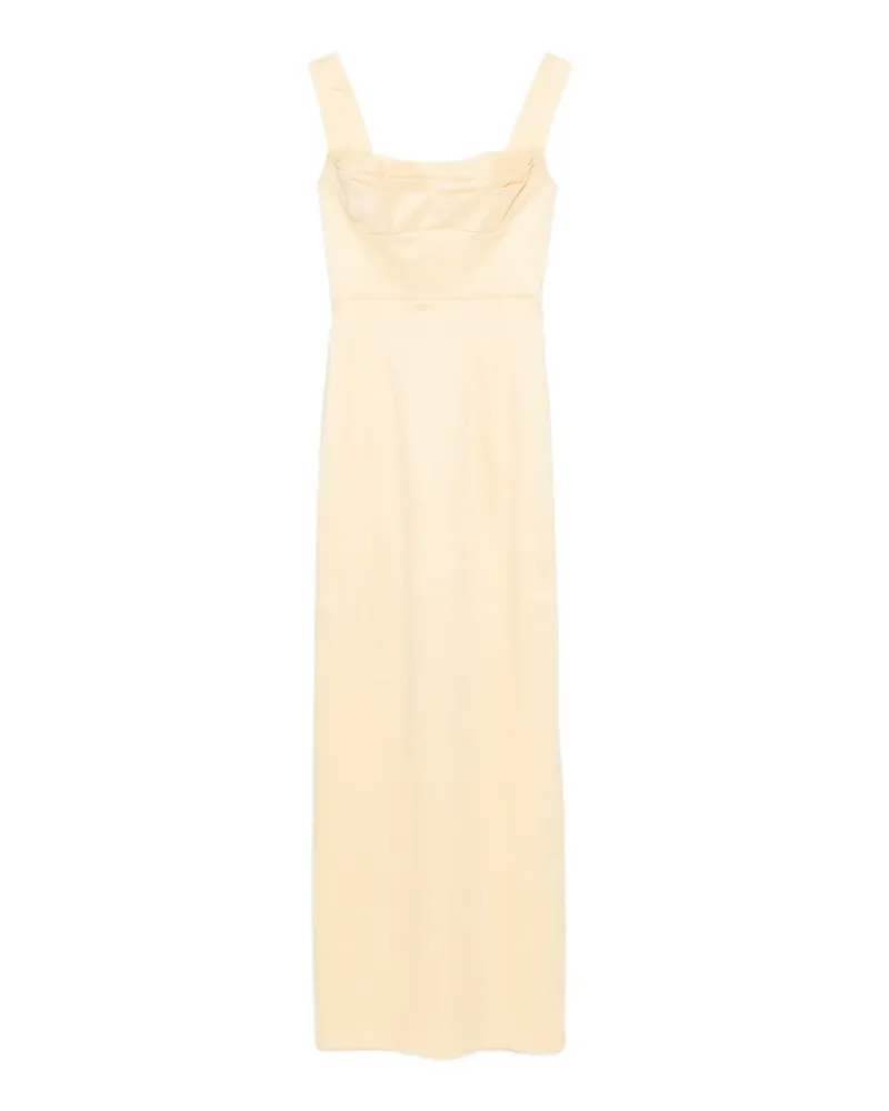 Rebecca Vallance Mandy ruched maxi dress - Gelb Gelb
