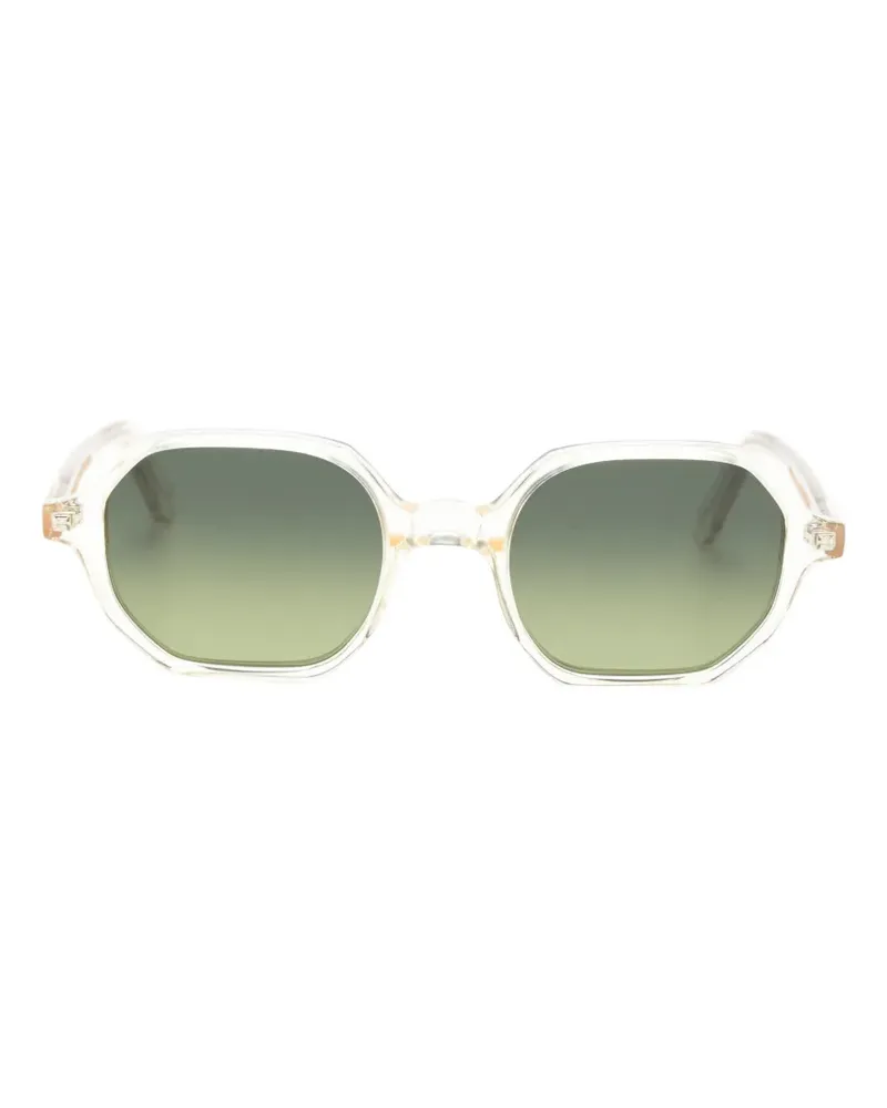 L.G.R. Zanzibar geometric-frame sunglasses - Gelb Gelb