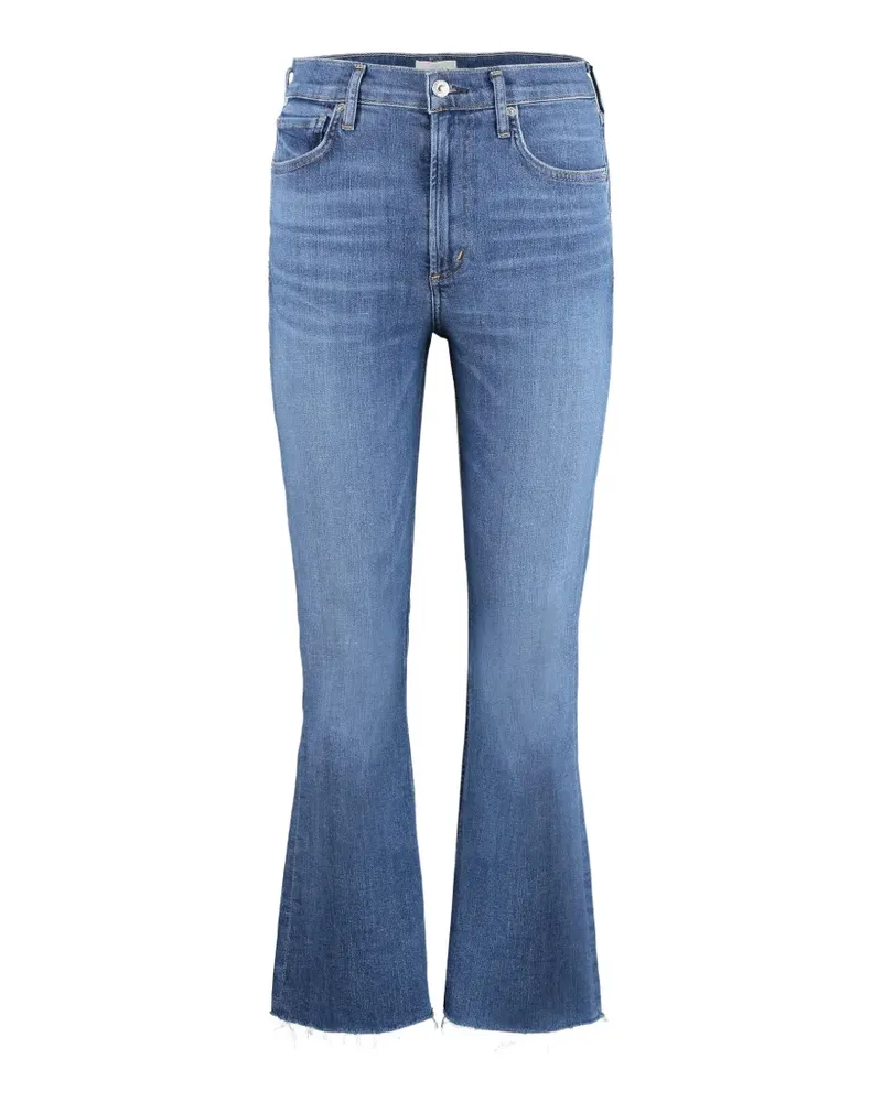 Citizens of humanity Ausgefranste Isola Cropped-Jeans - Blau Blau
