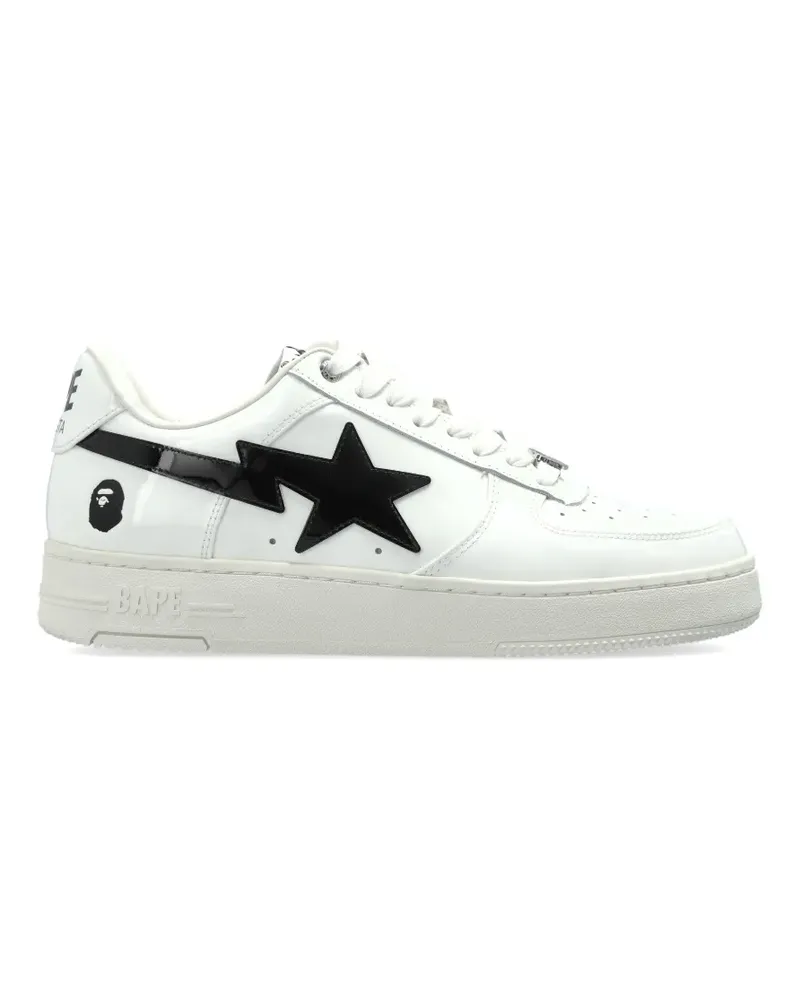 BAPE Bape Sta leather sneakers - Weiß Weiß