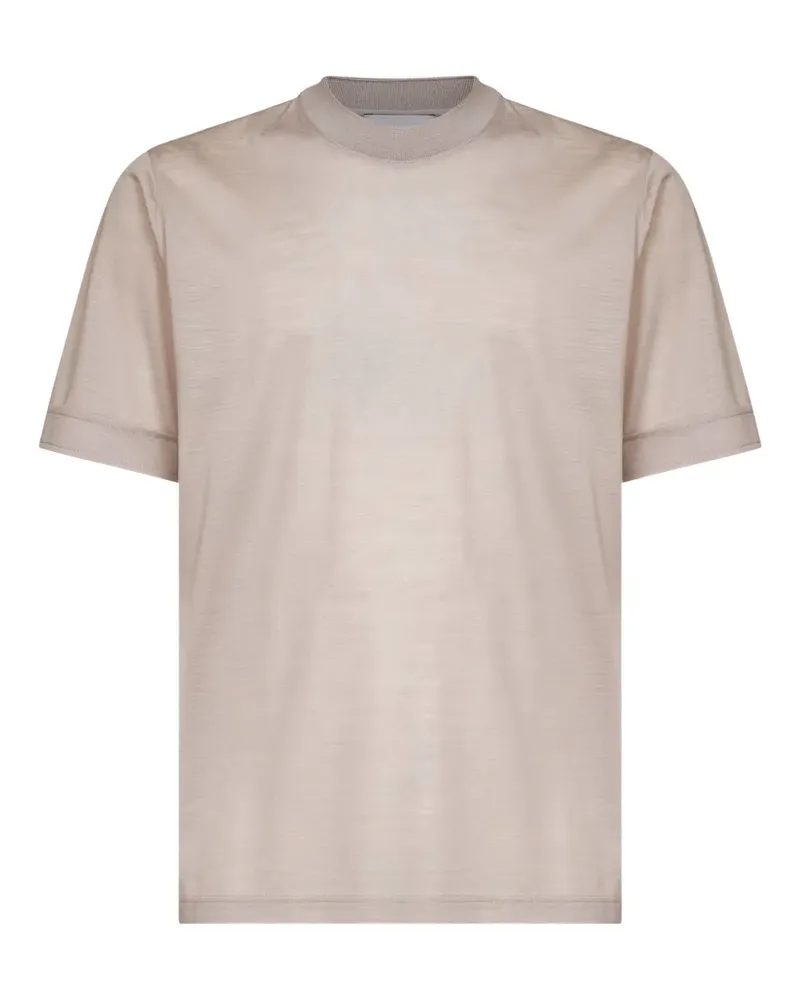 D4.0 T-Shirt mit rundem Ausschnitt - Nude Nude
