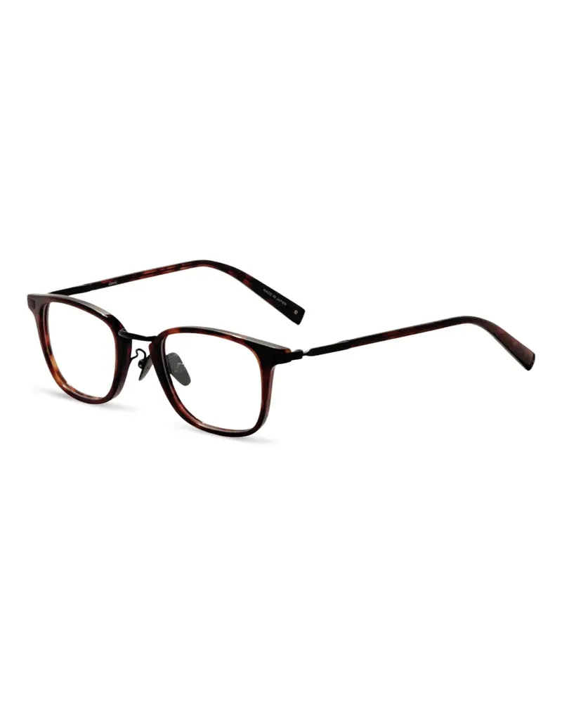 John Varvatos Eckige Brille in Schildpattoptik - Braun Braun