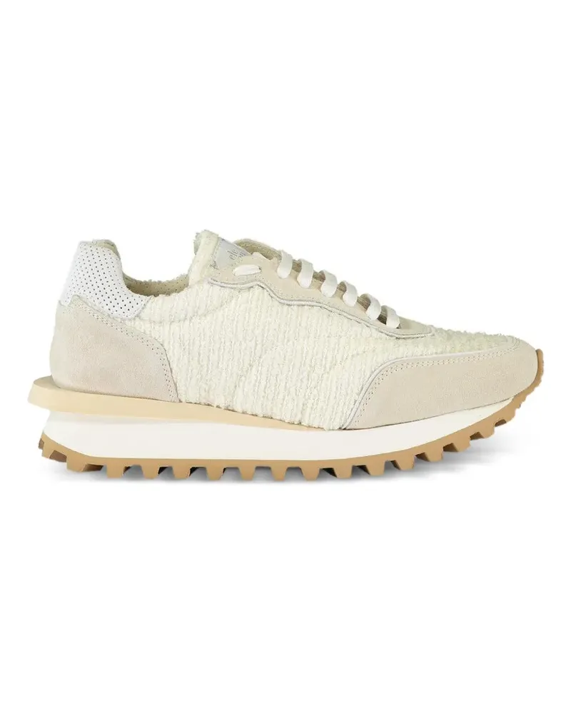 Eleventy lace-up fastening sneakers - Nude Nude