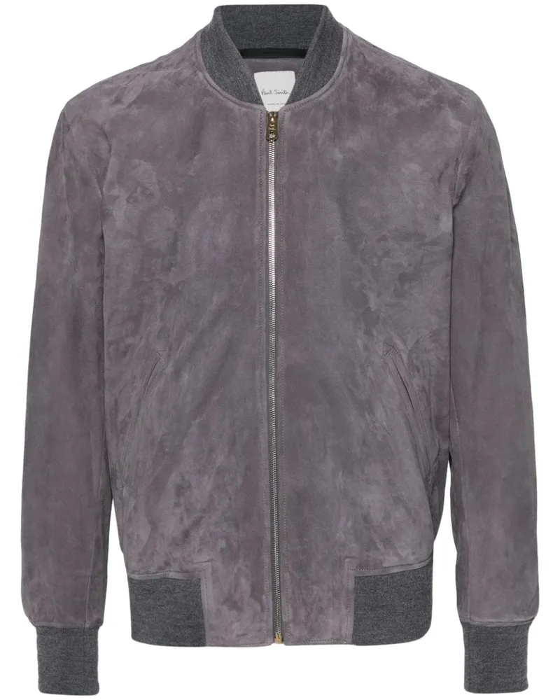 Paul Smith Bomberjacke aus Wildleder Grau