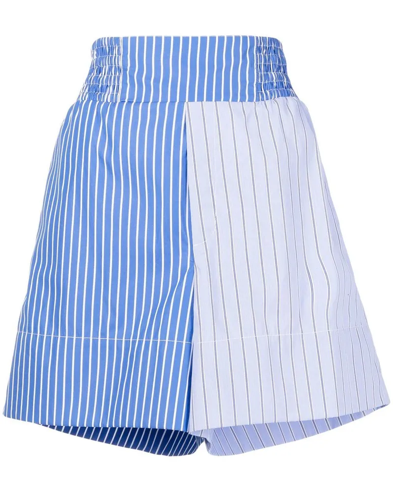 Colville Gestreifte Shorts Blau