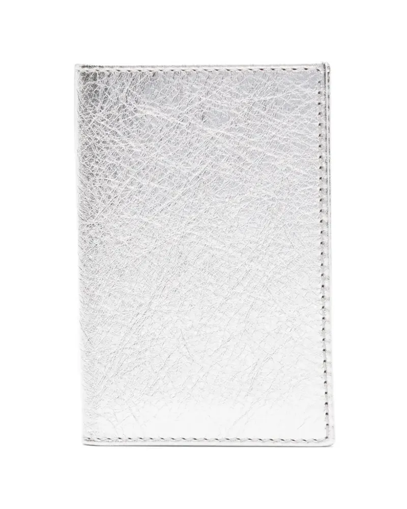 Comme des Garçons Portemonnaie mit Logo-Prägung - Silber Silber