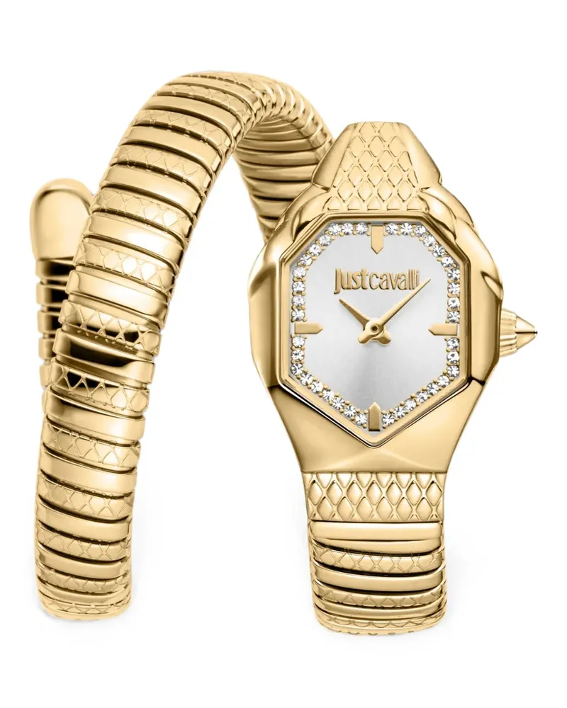 Just Cavalli Snake Armbanduhr 22mm - Silber Silber