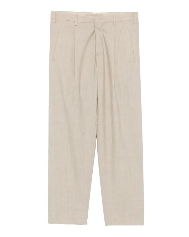 Incotex Plissierte Hose - Braun Braun