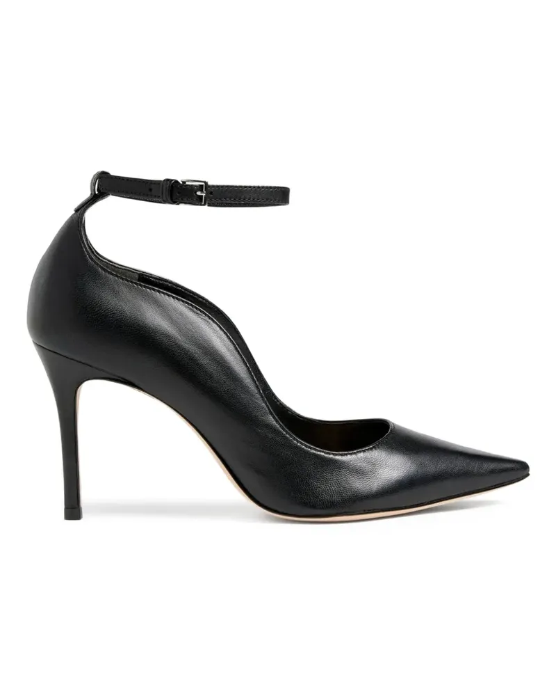 Cinq à Sept Riley Soft Curve Pumps mit spitzer Kappe - Schwarz Schwarz