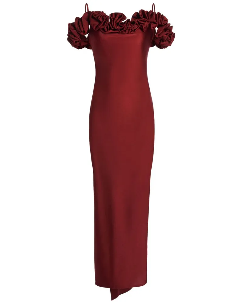 COPERNI Gerüschtes Midikleid - Rot Rot
