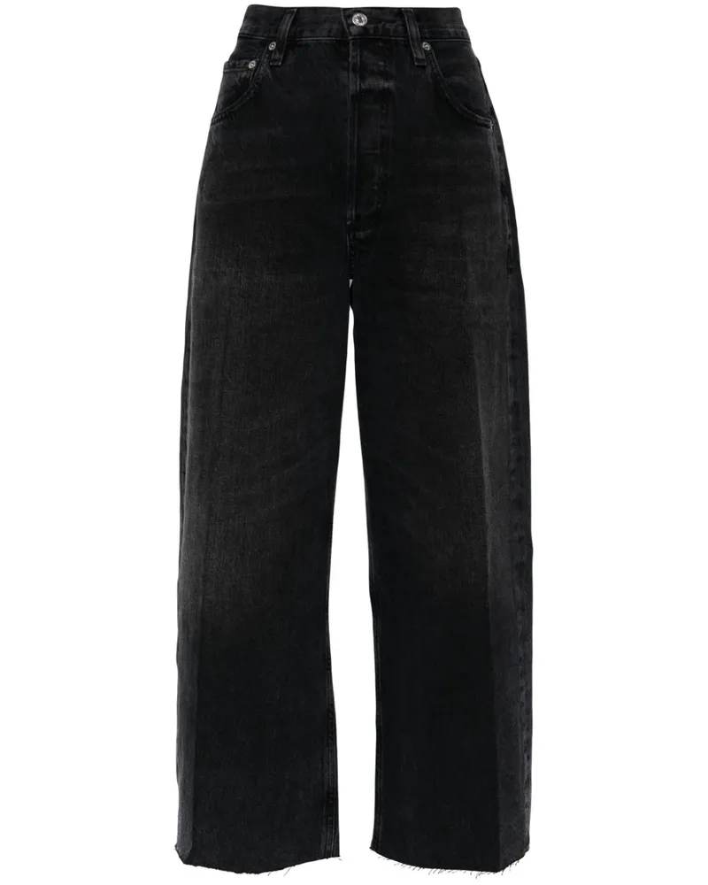 Citizens of humanity Ayla Cropped-Jeans - Schwarz Schwarz