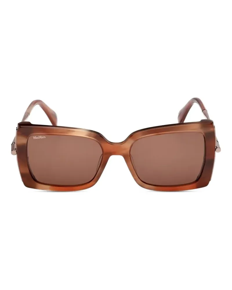 Max Mara rectangle sunglasses - Braun Braun